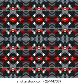 Ornamental seamless pattern tartan can be used for wallpaper, pattern fills, web page background,surface textures. Vector illustration.
