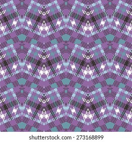 Ornamental seamless pattern tartan can be used for wallpaper, pattern fills, web page background,surface textures. Vector illustration.
