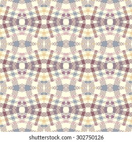 Ornamental seamless pattern tartan can be used for wallpaper, pattern fills, web page background,surface textures. Vector illustration.
