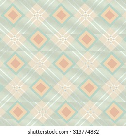 Ornamental seamless pattern tartan can be used for wallpaper, pattern fills, web page background,surface textures. Vector illustration.