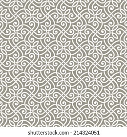 Ornamental seamless  pattern. Traditional Arabic ornament.