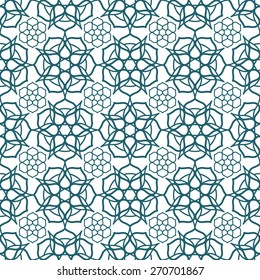 Ornamental seamless pattern with traditional arabic ornament