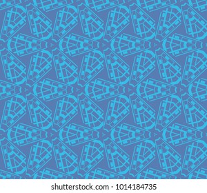 Ornamental seamless pattern. Vector abstract background.