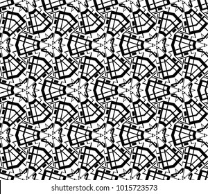 Ornamental seamless pattern. Vector abstract background.