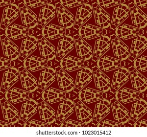 Ornamental seamless pattern. Vector abstract background.