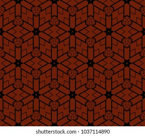 Ornamental seamless pattern. Vector abstract background.