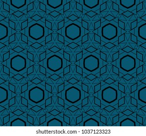 Ornamental seamless pattern. Vector abstract background.
