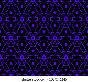 Ornamental seamless pattern. Vector abstract background.
