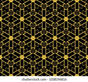 Ornamental seamless pattern. Vector abstract background.