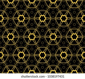 Ornamental seamless pattern. Vector abstract background.