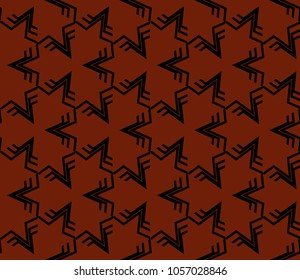 Ornamental seamless pattern. Vector abstract background.