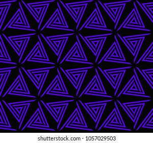 Ornamental seamless pattern. Vector abstract background.