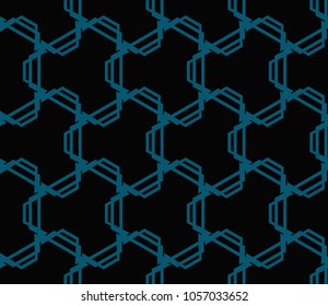 Ornamental seamless pattern. Vector abstract background.