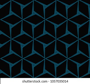 Ornamental seamless pattern. Vector abstract background.