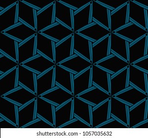 Ornamental seamless pattern. Vector abstract background.
