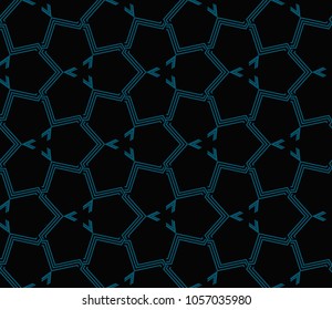 Ornamental seamless pattern. Vector abstract background.
