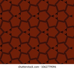 Ornamental seamless pattern. Vector abstract background.