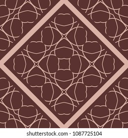 Ornamental seamless pattern. Vector abstract background. Template for design