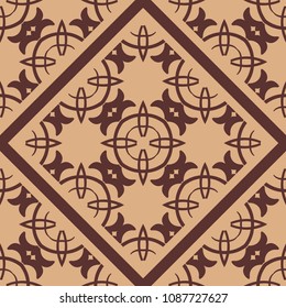 Ornamental seamless pattern. Vector abstract background. Template for design