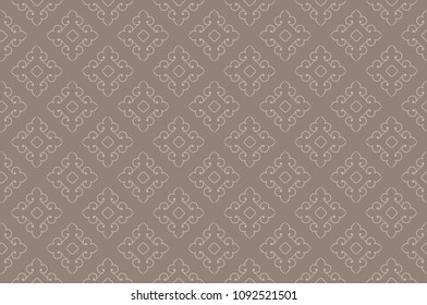 Ornamental seamless pattern. Vector abstract background.