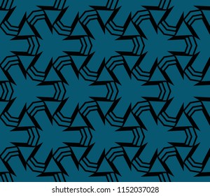 Ornamental seamless pattern. Vector abstract background.