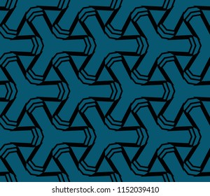 Ornamental seamless pattern. Vector abstract background.