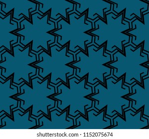 Ornamental seamless pattern. Vector abstract background.