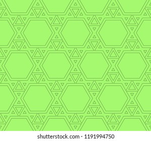 Ornamental seamless pattern. Vector abstract background. Vector seamless pattern. Abstract seamless geometries pattern. Design for decor, prints, textile, furniture, cloth, digital