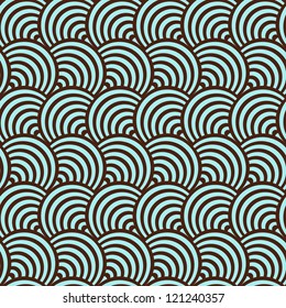 Ornamental seamless pattern. Vector abstract background.