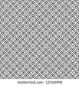 Ornamental seamless pattern. Vector abstract background.