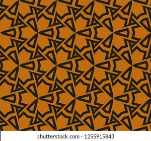 Ornamental seamless pattern. Vector abstract background.