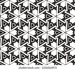 Ornamental seamless pattern. Vector abstract background.