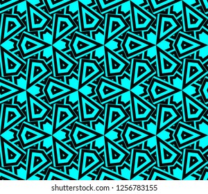 Ornamental seamless pattern. Vector abstract background.