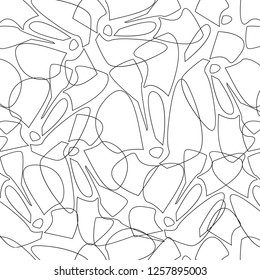 Ornamental seamless pattern. Vector abstract background