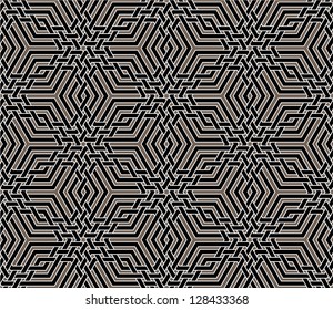 Ornamental seamless pattern. Vector abstract background.