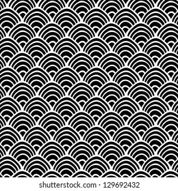 Ornamental seamless pattern. Vector abstract background.