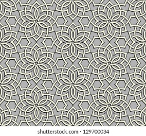 Ornamental seamless pattern. Vector abstract background.