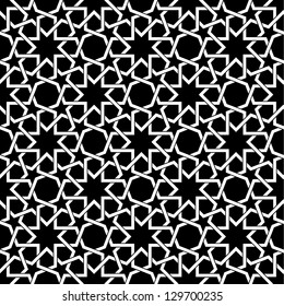 Ornamental seamless pattern. Vector abstract background.