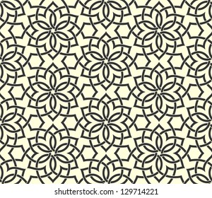 Ornamental seamless pattern. Vector abstract background.