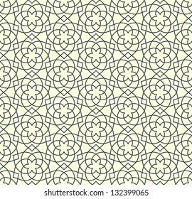 Ornamental seamless pattern. Vector abstract background.