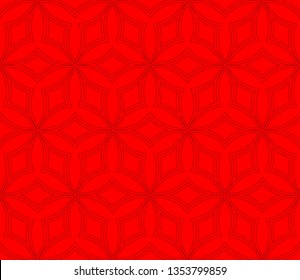 Ornamental seamless pattern. Vector abstract background. Vector monochrome seamless pattern. Abstract seamless geometries pattern. Design for decor, prints, textile, furniture, cloth, digital