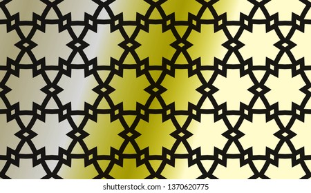 Ornamental seamless pattern. Vector abstract background. Vector monochrome seamless pattern. Abstract seamless geometries pattern. Design for decor, prints, textile, furniture, cloth, digital