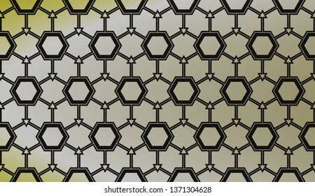 Ornamental seamless pattern. Vector abstract background. Vector monochrome seamless pattern. Abstract seamless geometries pattern. Design for decor, prints, textile, furniture, cloth, digital