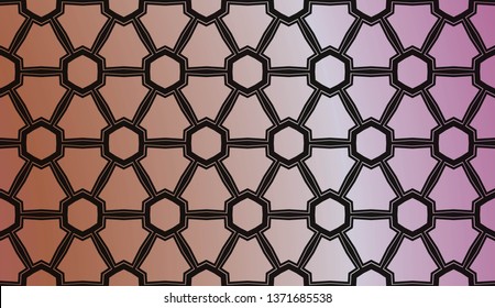 Ornamental seamless pattern. Vector abstract background. Vector monochrome seamless pattern. Abstract seamless geometries pattern. Design for decor, prints, textile, furniture, cloth, digital