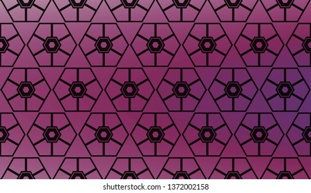 Ornamental seamless pattern. Vector abstract background. Vector monochrome seamless pattern. Abstract seamless geometries pattern. Design for decor, prints, textile, furniture, cloth, digital