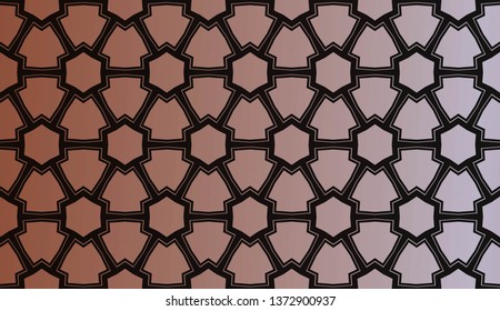 Ornamental seamless pattern. Vector abstract background. Vector monochrome seamless pattern. Abstract seamless geometries pattern. Design for decor, prints, textile, furniture, cloth, digital