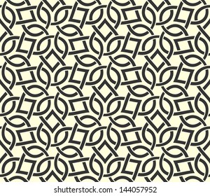 Ornamental seamless pattern. Vector abstract background.