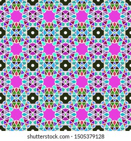 Ornamental seamless pattern. Vector abstract background.