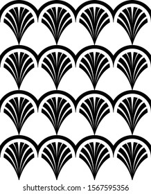 Ornamental seamless pattern. Vector abstract background.