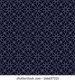 Ornamental seamless pattern. Vector abstract background.
